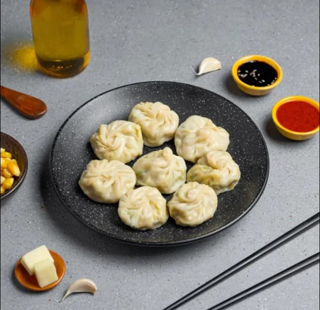 Cheese Corn Momo Veg