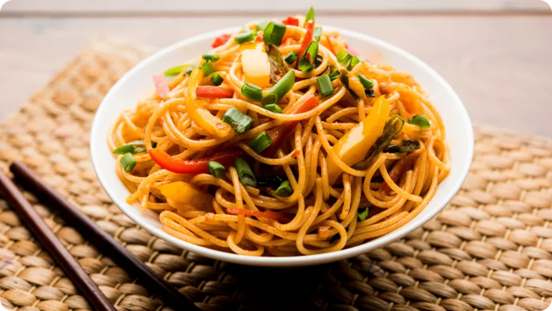 Schezwan Noodles With Veg