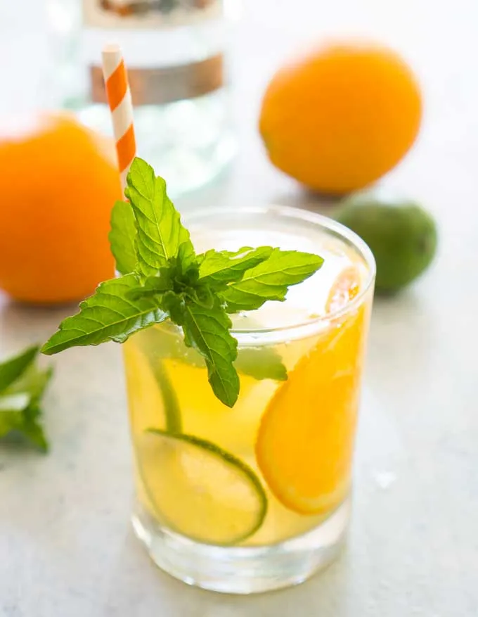 Orange Virgin Mojito