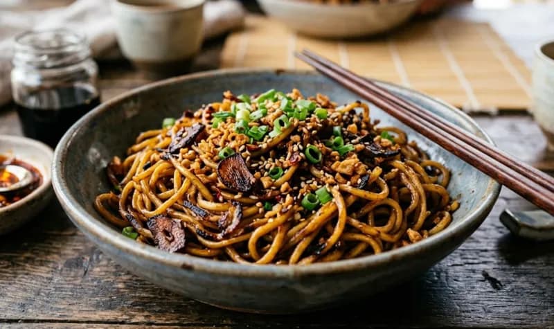 Veg Burnt Garlic Noodles