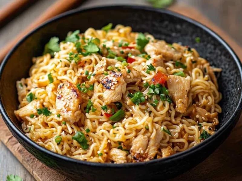 Egg Chicken Noodles