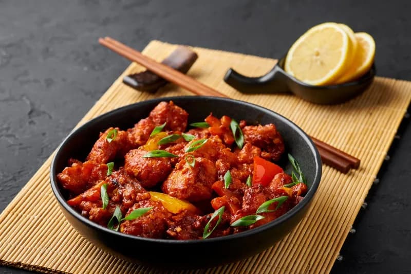 Chilli Fish with Gravy ( 6 pcs )