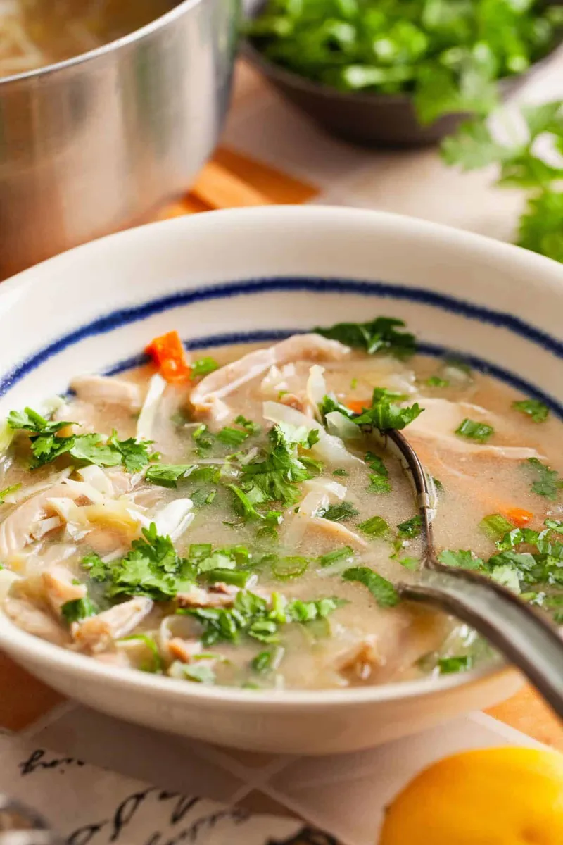 Chicken Lemon Coriander Soup