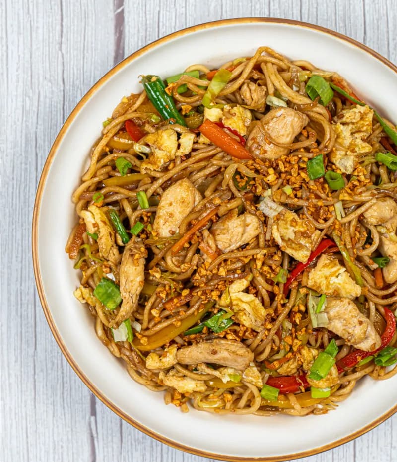 Chicken Burnt Garlic Noodles