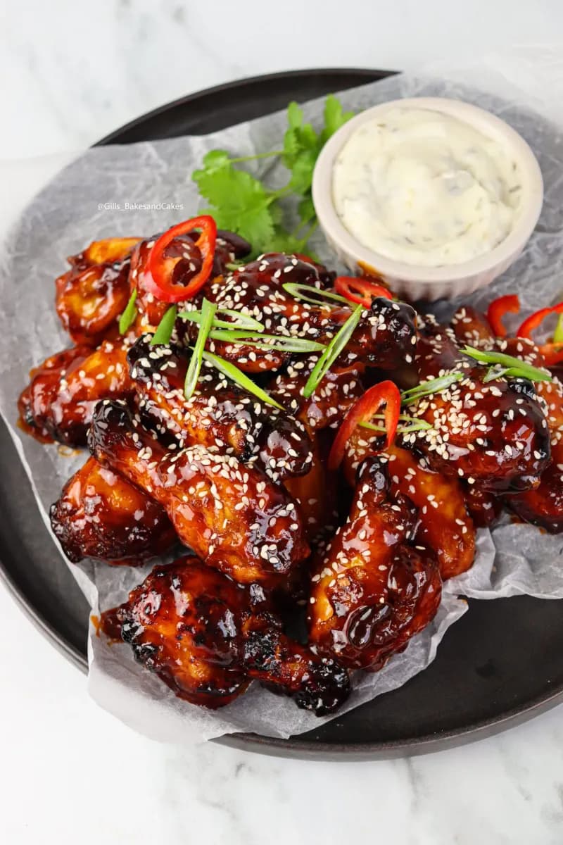 Barbecue Wings ( 6 pcs )