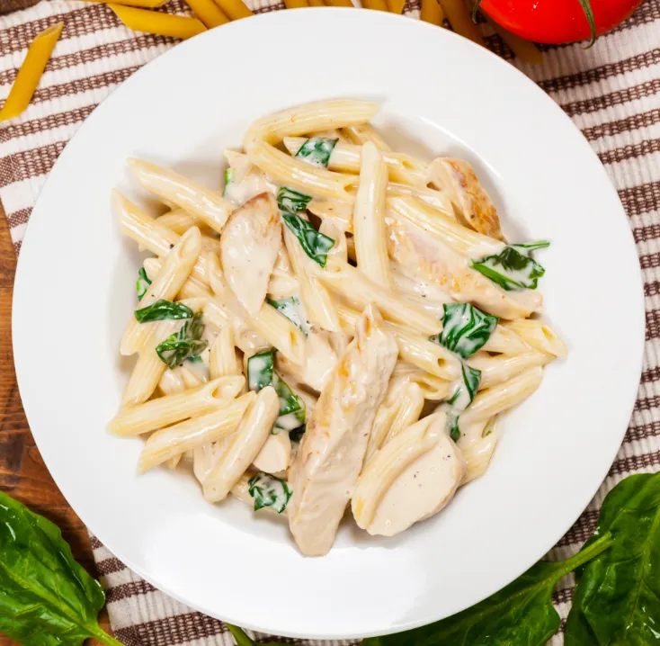 White Sauce Pasta Non Veg