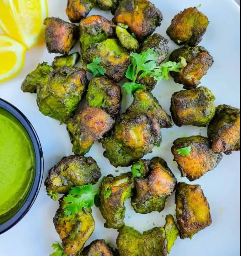 Chicken Hariyali Kabab (6 piece)