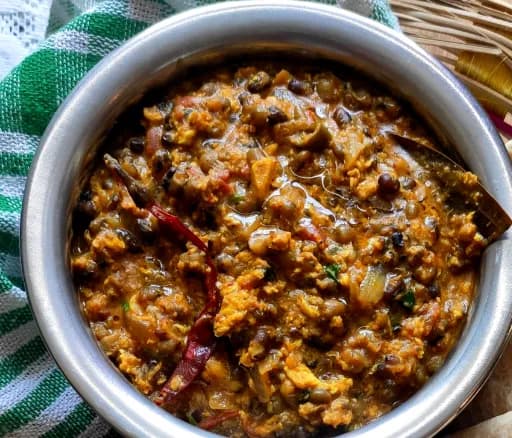 Egg Chicken Tadka