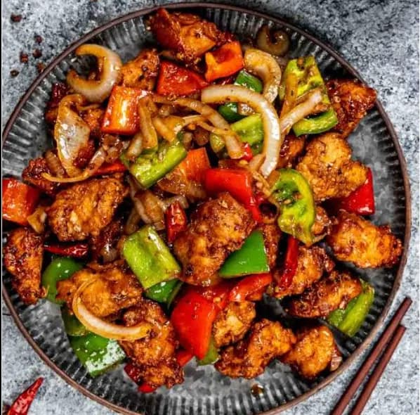 Schezwan Chicken (6 piece)