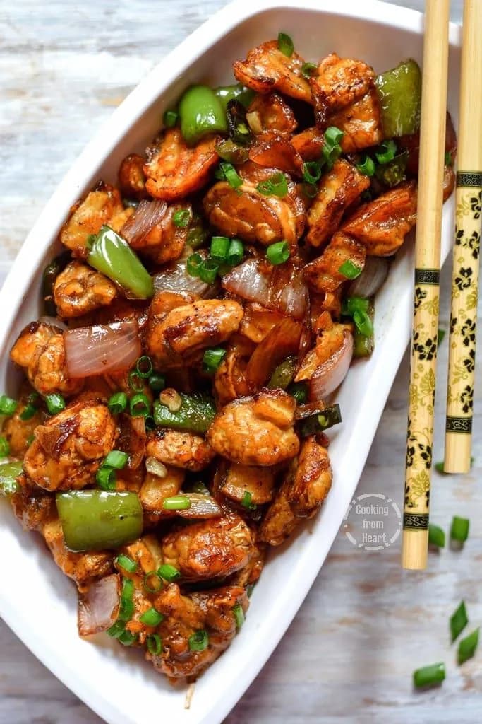 Chilly Mushroom Dry