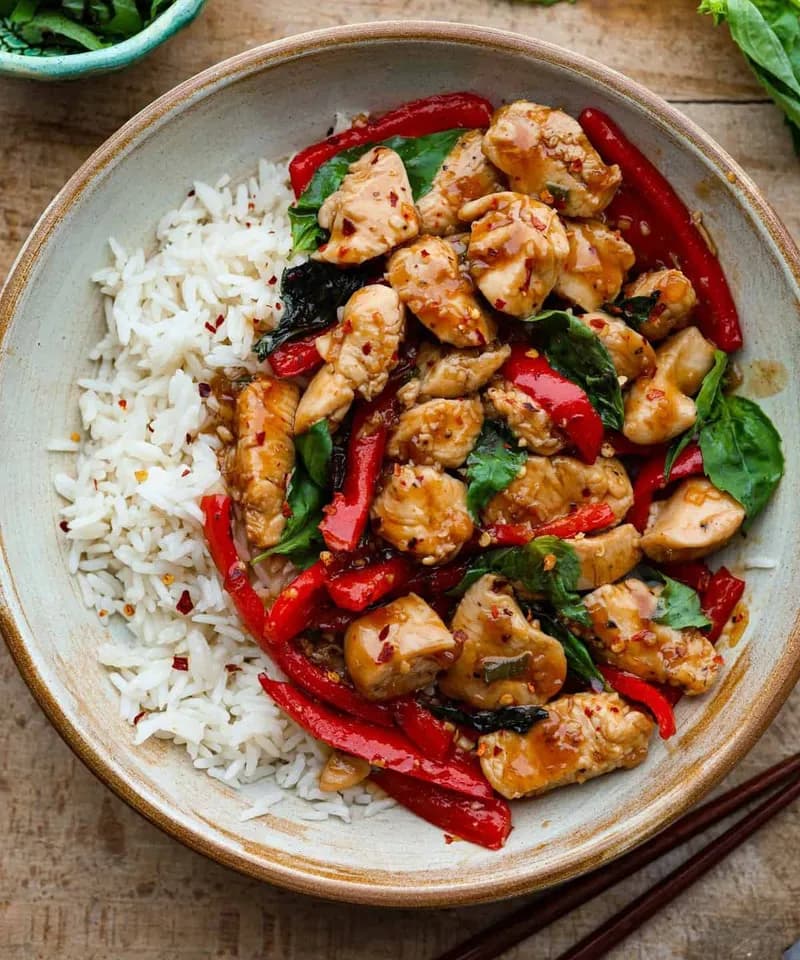 Thai Basil Rice (Chicken)
