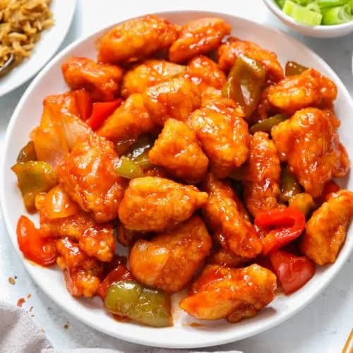 Sweet & Sour Chicken ( 6 pcs )