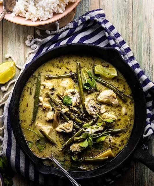 Thai Green Curry Fish Dry ( 6 pcs )