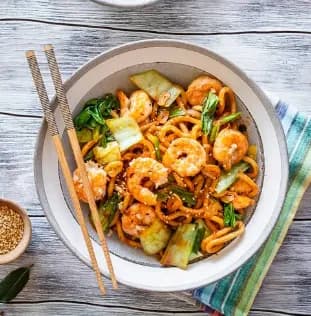 Schezuan Noodles (Prawn)