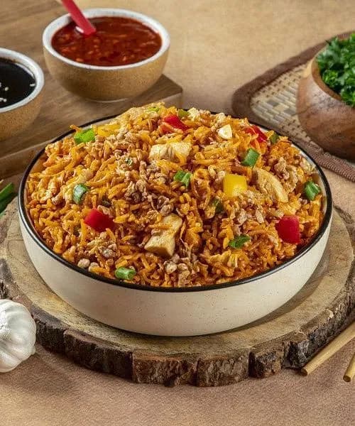 Burnt Garlic Fried Rice (Chicken)