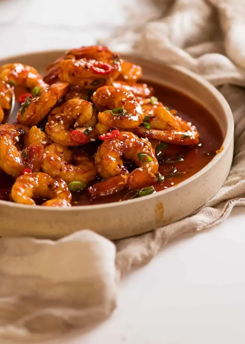 Chilly Prawn ( 5 pcs )