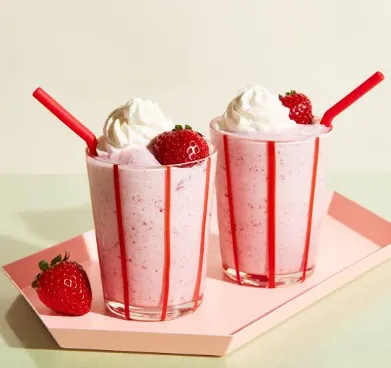 Strawberry Milk Shake ( 1 pcs )