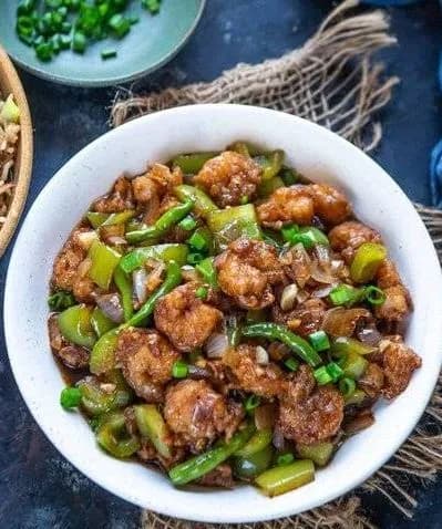 Chilly Prawn Dry ( 5 pcs )