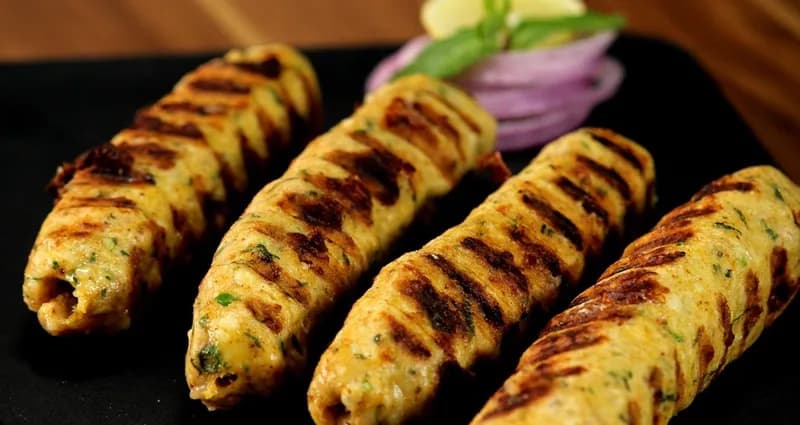 Veg Cheese Sheek Kabab ( 6 pcs )