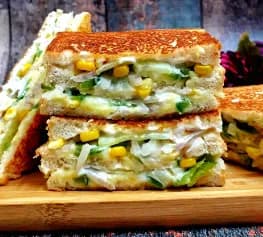 Vegetable Cheese Sandwich ( 2 slices )