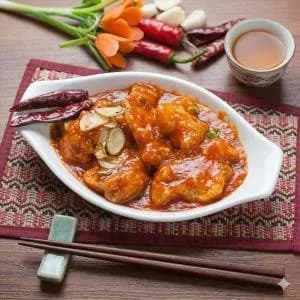 Hot Garlic Fish ( 6 pcs )