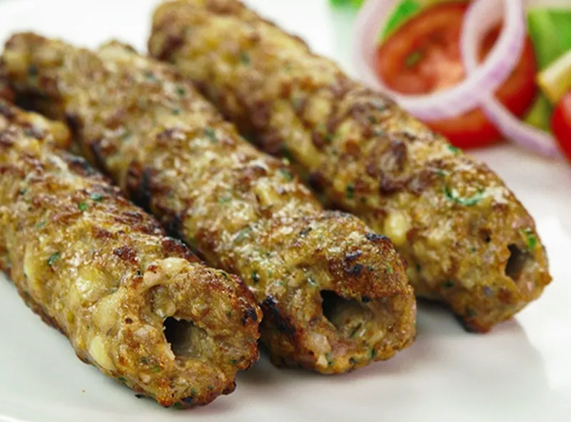Mutton Cheese Sheek Kabab ( 6 pcs )