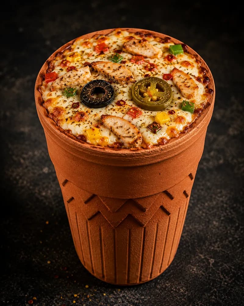 Kulhad Chicken Pizza