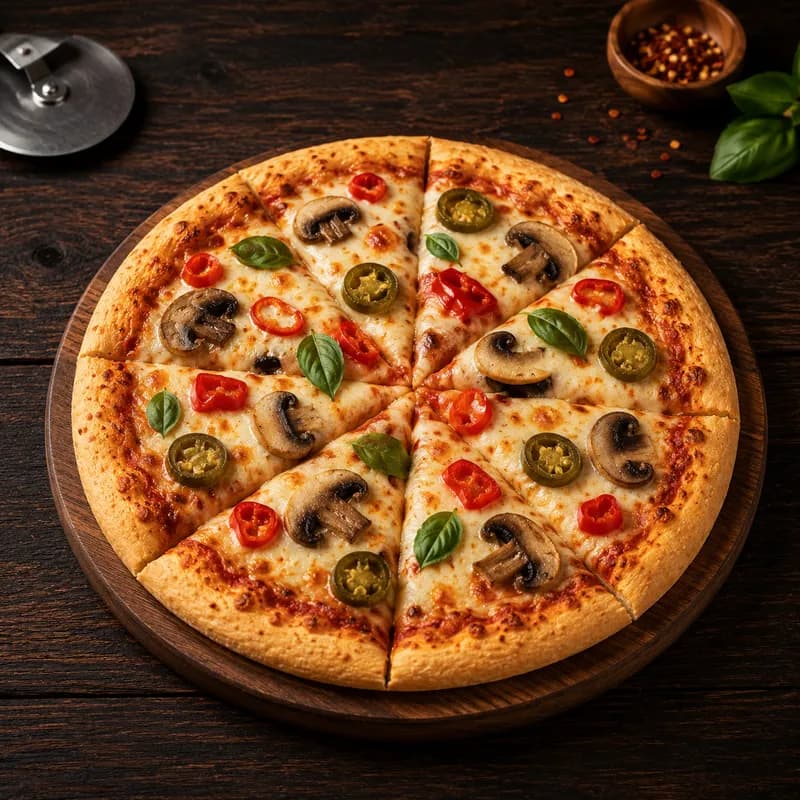 Mushroom Cheese Pizza ( Small )