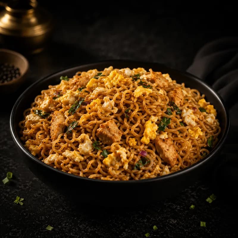 Egg Chicken Maggi