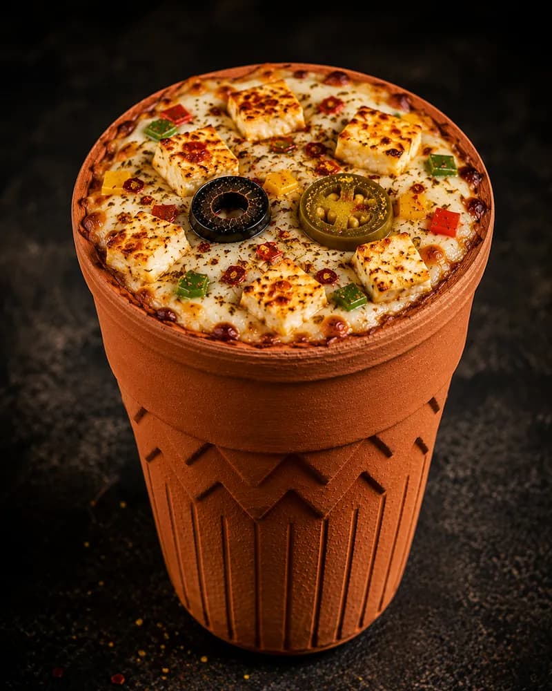 Kulhad Paneer Pizza