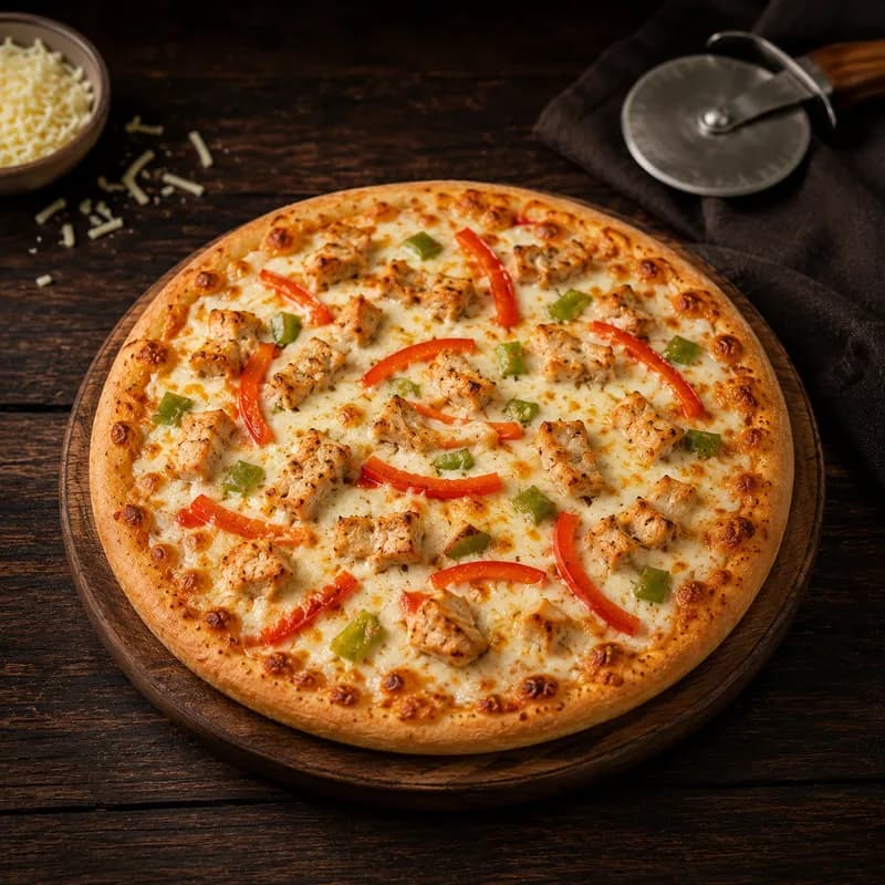 Chicken Cheese Pizza ( Small )