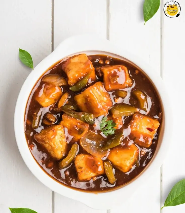 Pan Fried Chilli Paneer Gravy