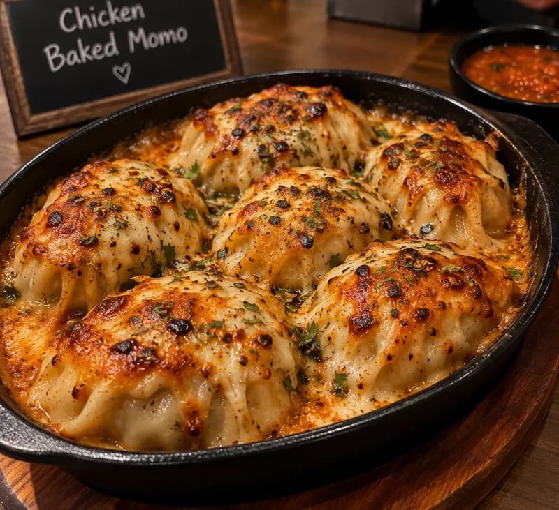 Chicken Baked Momo