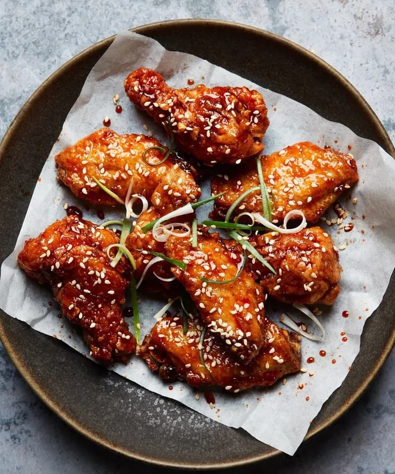 Honey glazed chicken