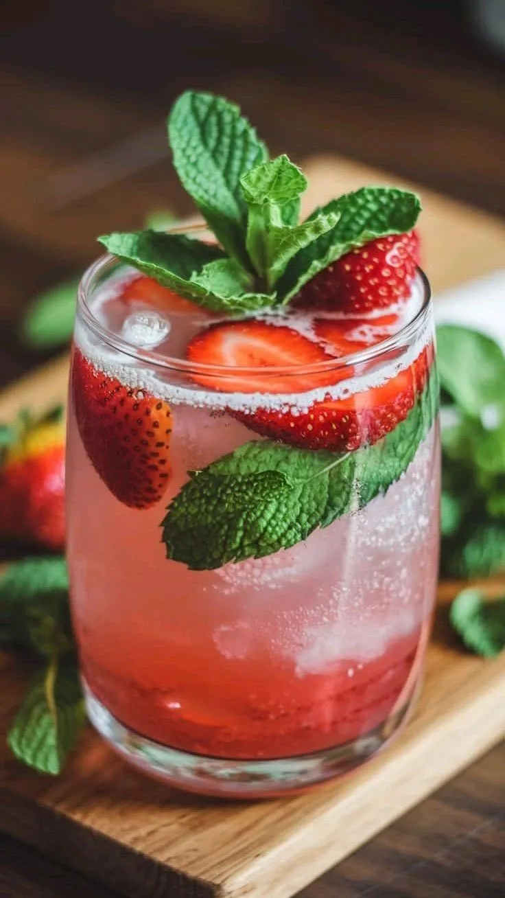 Strawberry Rose Cooler