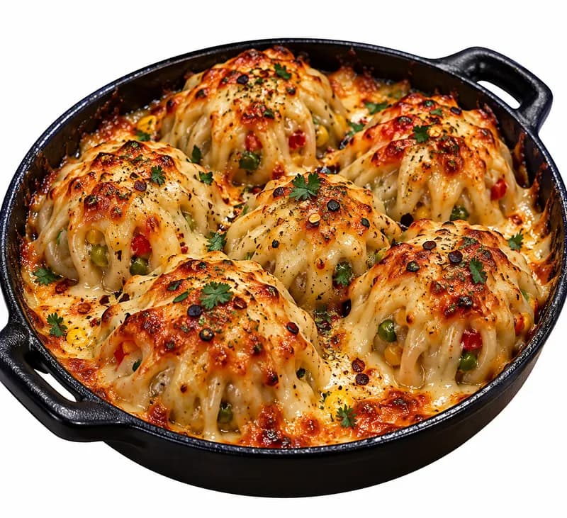 Veg Baked Momo