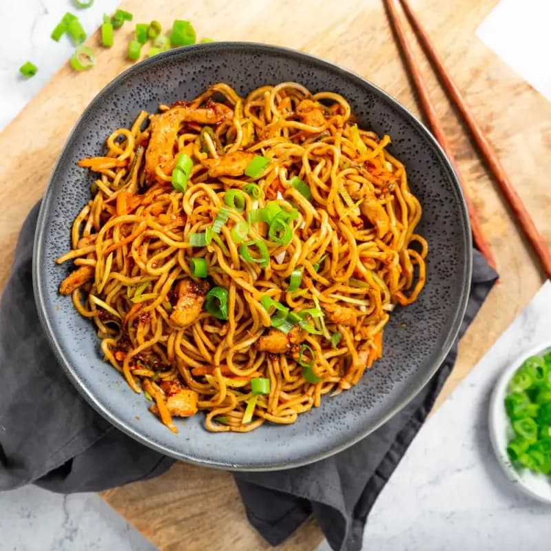 Pan Fried Egg Noodles